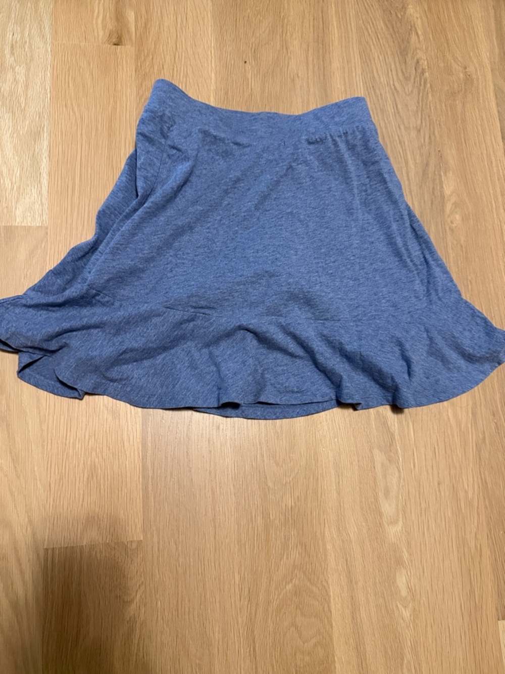 Lands' End Heathered Slate Blue Skort